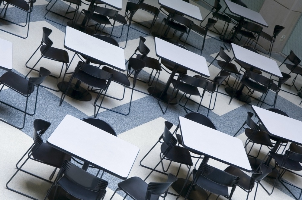 Cafeteria tables